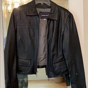 SAGUARO WEST vintage leather short jacket